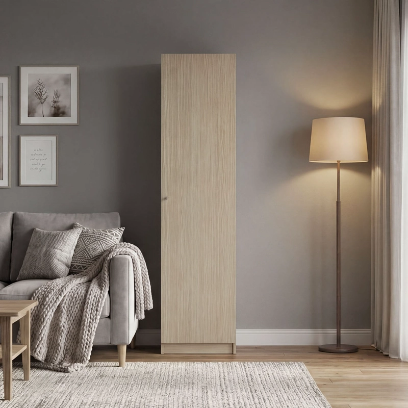 ESTANTE 1 PUERTA HOME-E5 CARTAGENA Y WENGUE 180,6X45X31,4 CM - 1