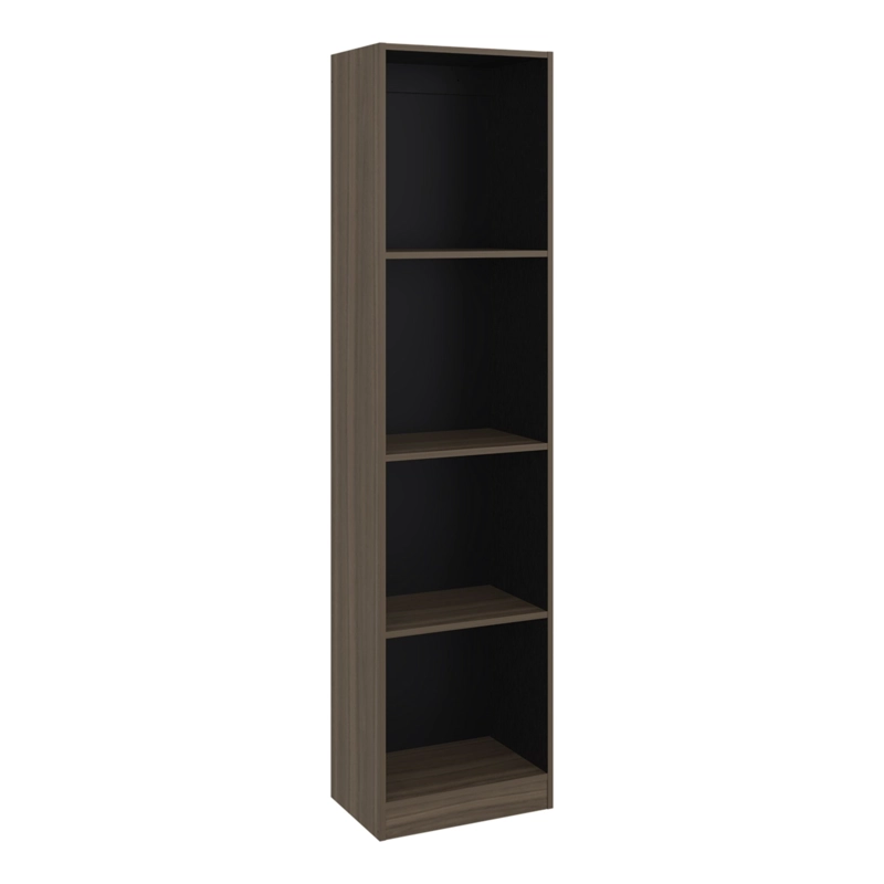 ESTANTE 4 NIVELES HOME-E2 AVELLANA Y WENGUE 180,6X45,0X29,9 CM - 4