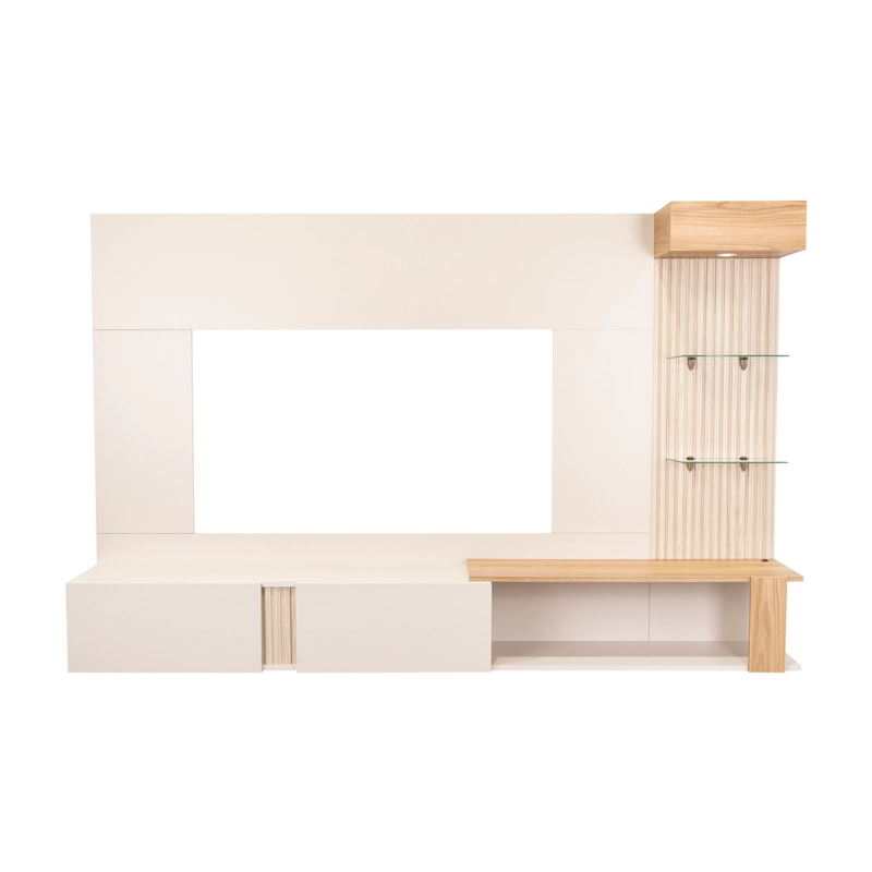 PANEL TV70' 2 PUERTAS ISOLDE 132,3X208,7X34,5 CM CAPRI Y FRESNO - 5