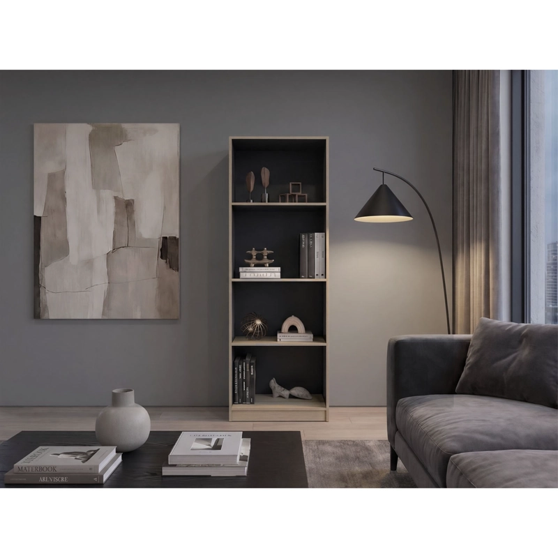 ESTANTE HOME-E1 180,6X62,8X29,9 CM CARTAGENA Y WENGUE - 1