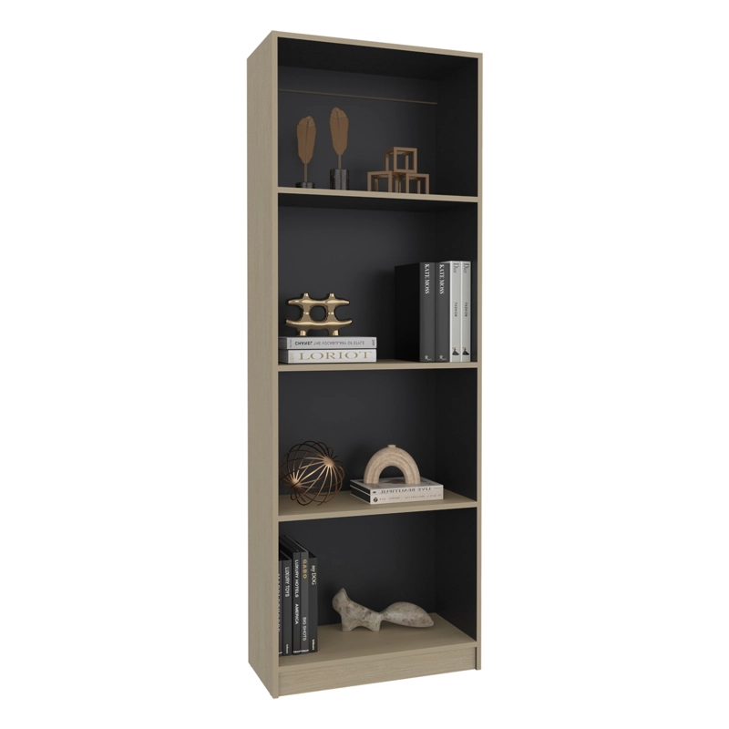 ESTANTE HOME-E1 180,6X62,8X29,9 CM CARTAGENA Y WENGUE - 2