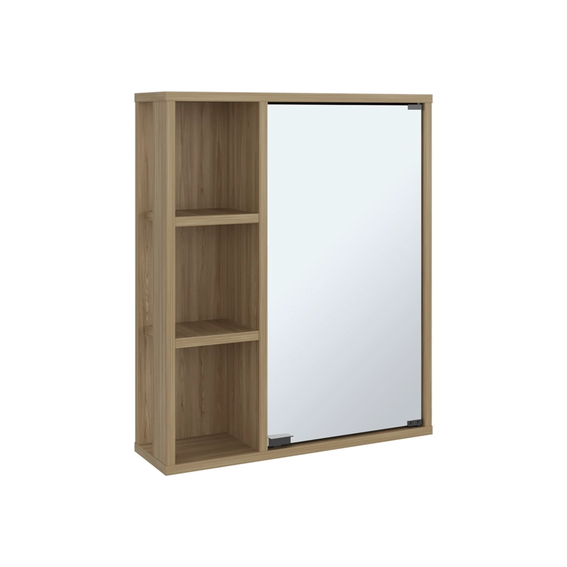 BOTIQUIN 1 PUERTA CON ESPEJO BERKEL 60X50X14,8 CM FRESNO - 4