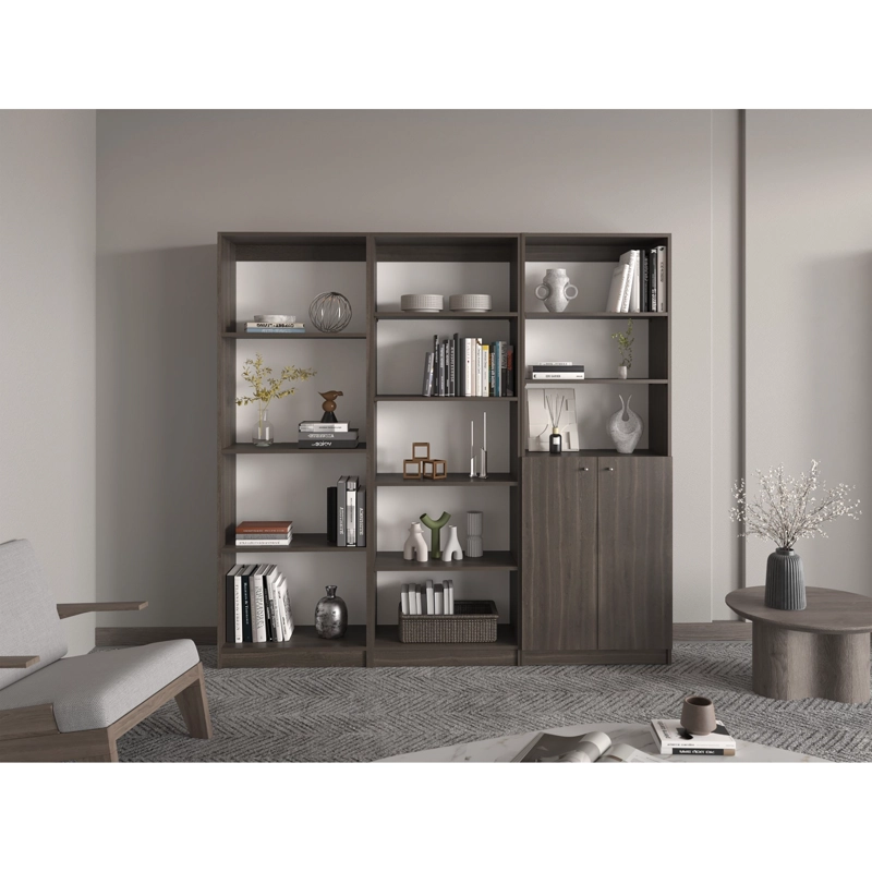 SET X3 ESTANTES 14 NIVELES 2 PUERTAS HOME E 180,6X188,5X31,4 CM  MILAN - 1