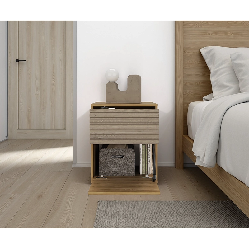 VELADOR 1 CAJON 1 PUERTA WANDA FRESNO 52X42,6X37,6 CM - 2
