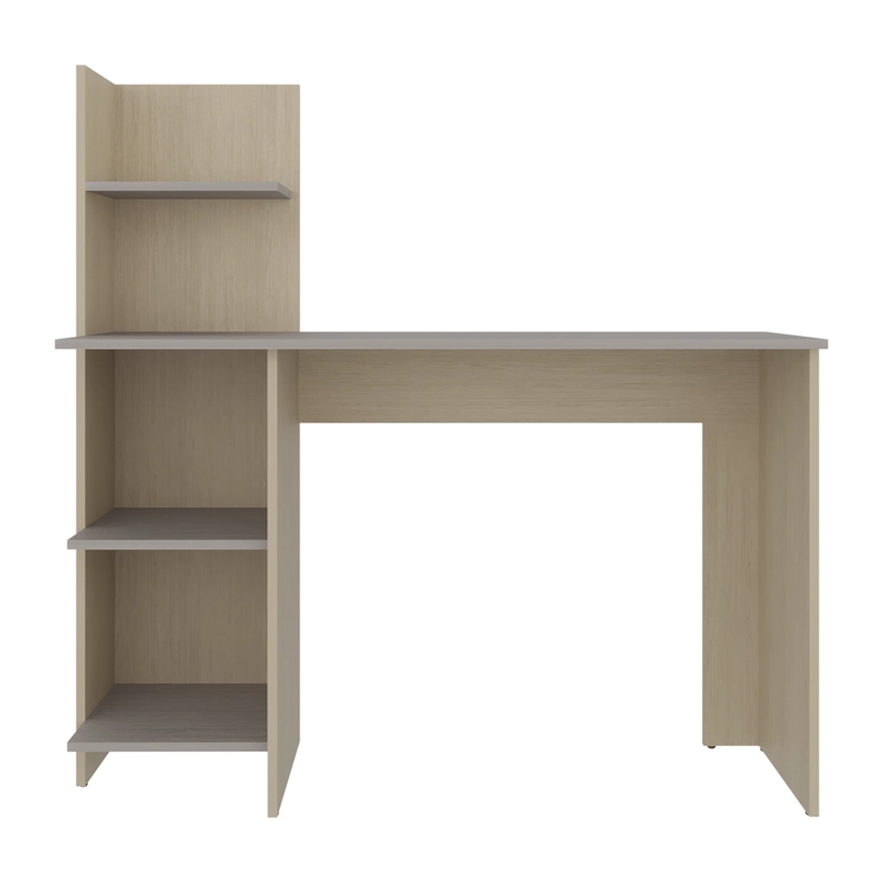 ESCRITORIO RECTO CON BIBLIOTECA OFFICE CARTAGENA Y POSITANO 120,6X120X45 CM - 3