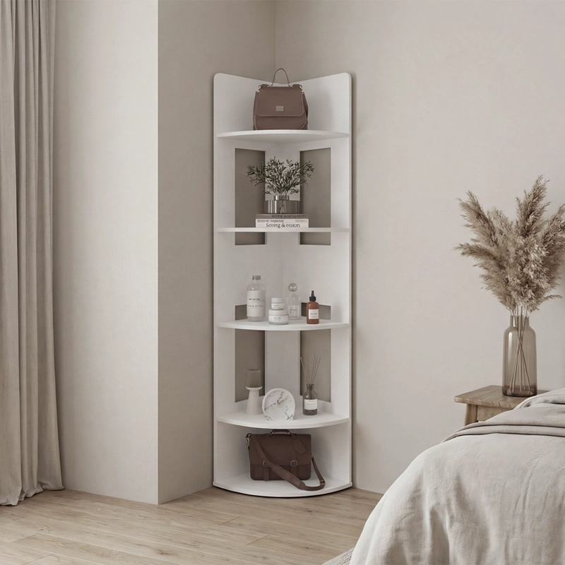 BIBLIOTECA ESQUINERA TUHOME DREAMS WENGUE 170,0X40,0X40,0 CM - 1