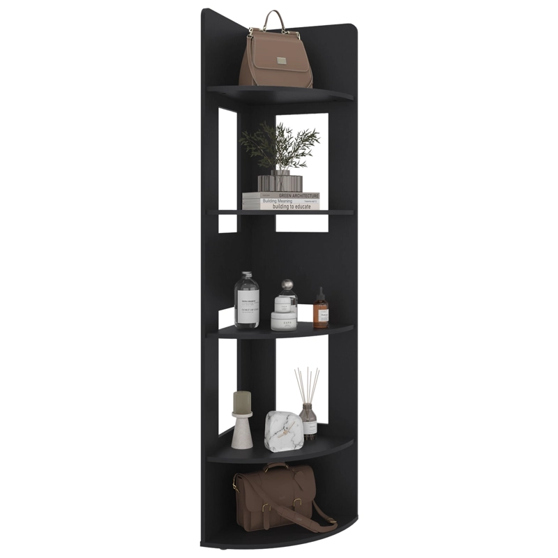 BIBLIOTECA ESQUINERA TUHOME DREAMS WENGUE 170,0X40,0X40,0 CM - 2
