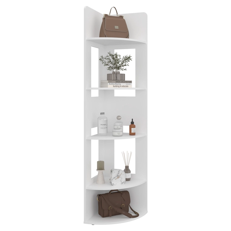 BIBLIOTECA ESQUINERA TUHOME DREAMS WENGUE 170,0X40,0X40,0 CM - 2