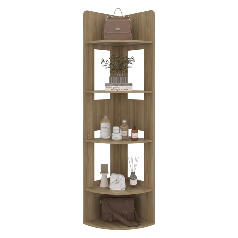 BIBLIOTECA ESQUINERA TUHOME DREAMS WENGUE 170,0X40,0X40,0 CM - 3