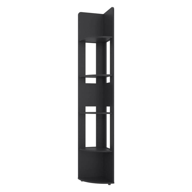 ESTANTE ESQUINERO HOME-E7 MILAN Y BLANCO 180,6X30X30 CM - 4