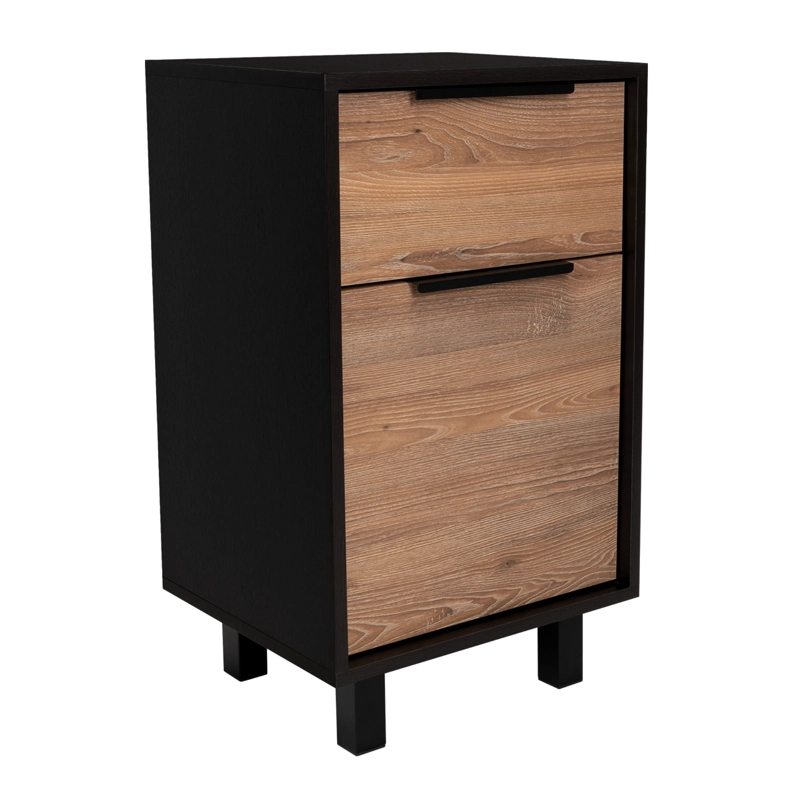 COMBO 2 VELADORES 1 CAJON 1 PUERTA KAIA WENGUE Y MIEL - 2