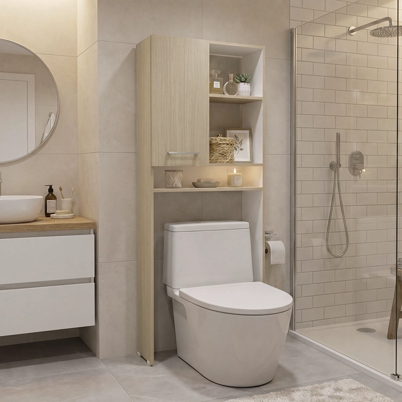 ESTANTE WC 1 PUERTA BATH-26 BLANCO 160,0X63,1X26,5 CM - 2