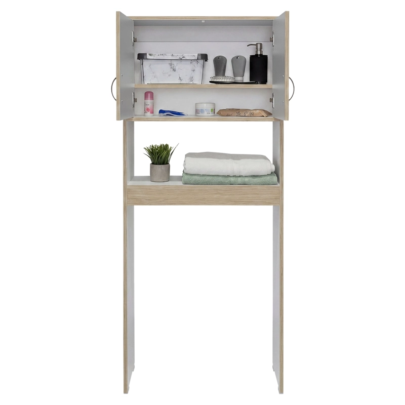 ESTANTE WC 2 PUERTAS SIENA CARTAGENA Y BLANCO 160,0X63,1X25,1 CM - 1