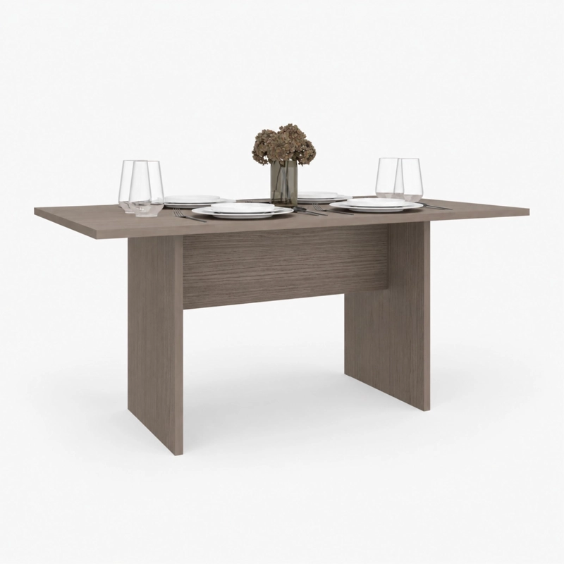 MESA DE COMEDOR BEIJING AVELLANA 74,6X160X90 CM - 1