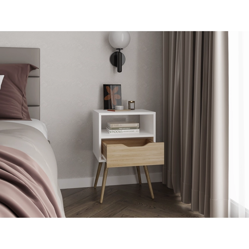 COMBO 2 VELADORES 1 CAJON OTOM BLANCO Y ROVERE - 1