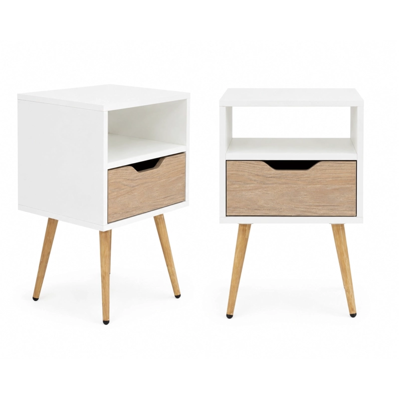 COMBO 2 VELADORES 1 CAJON OTOM BLANCO Y ROVERE - 2