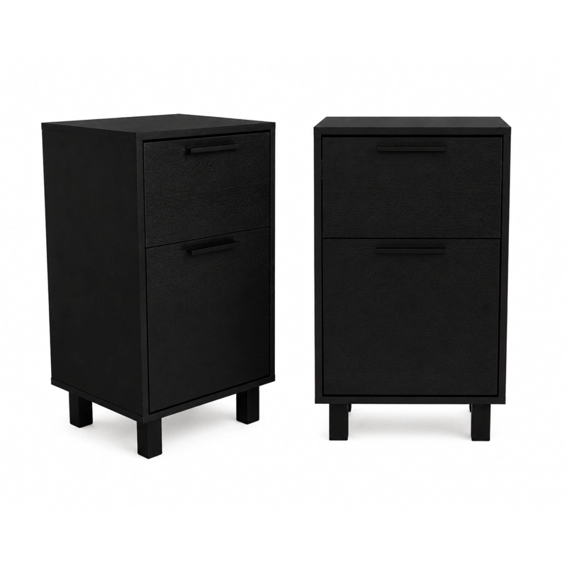 COMBO 2 VELADORES 2 CAJONES 1 PUERTA SECRET Z-81 WENGUE - 2