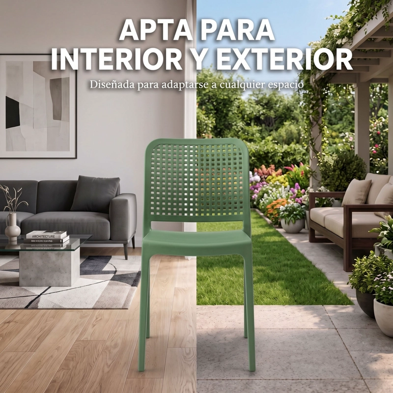 SILLA BRONX VERDE 79,0X43,0X48,0 CM - 7