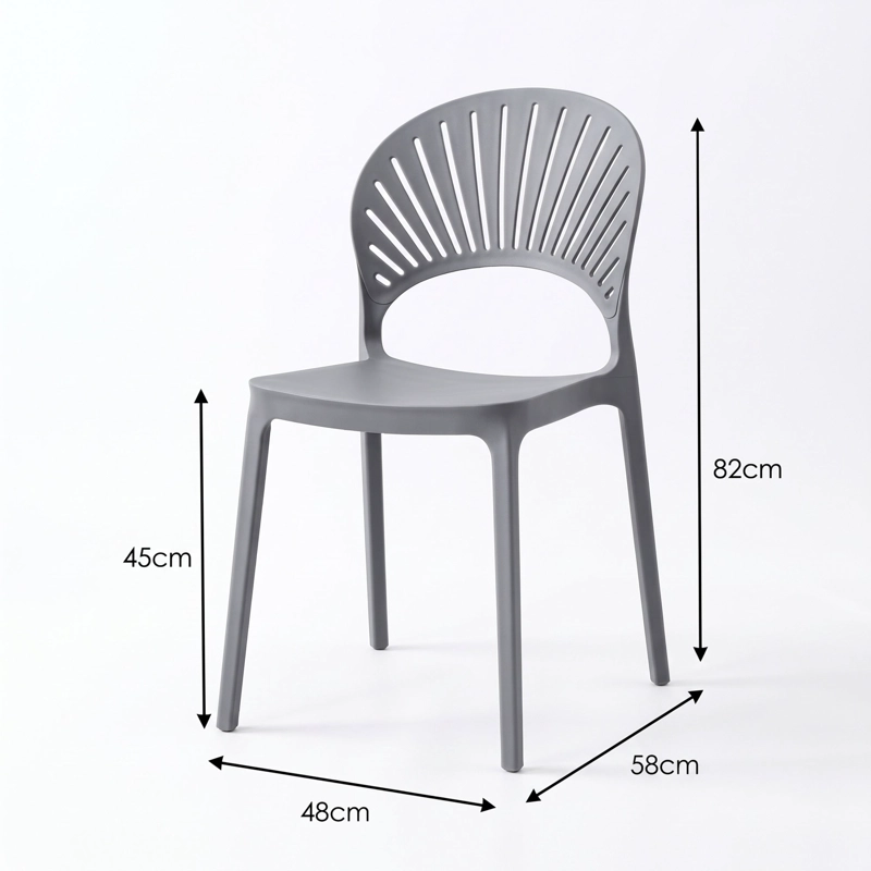 SILLA PARAISO TAUPE 82,0X48,0X58,0 CM - 5