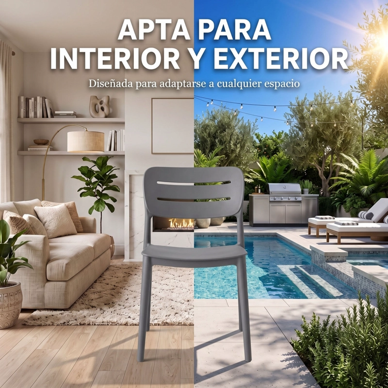 SILLA HARRIMAN NEGRA 80,0X47,0X49,0 CM - 7