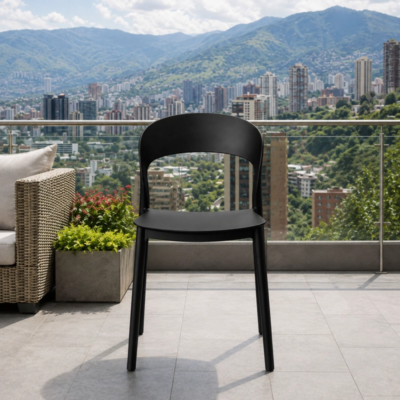 SILLA PATRICK GRIS OSCURO 77,0X43,0X46,0 CM - 1