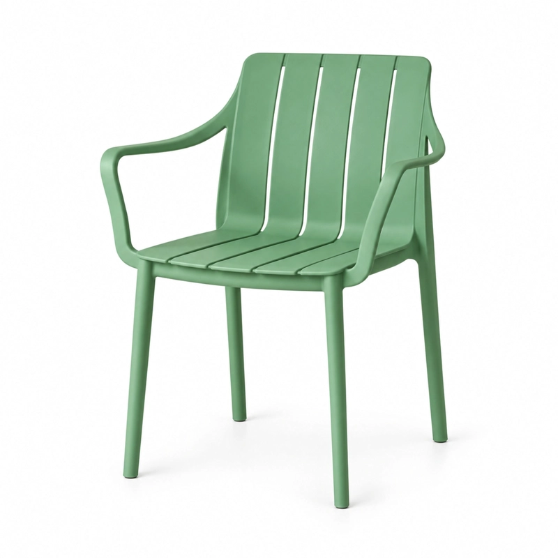 SILLA ALICE CON BRAZOS NEGRA 80,0X57,0X54,5 CM - 3