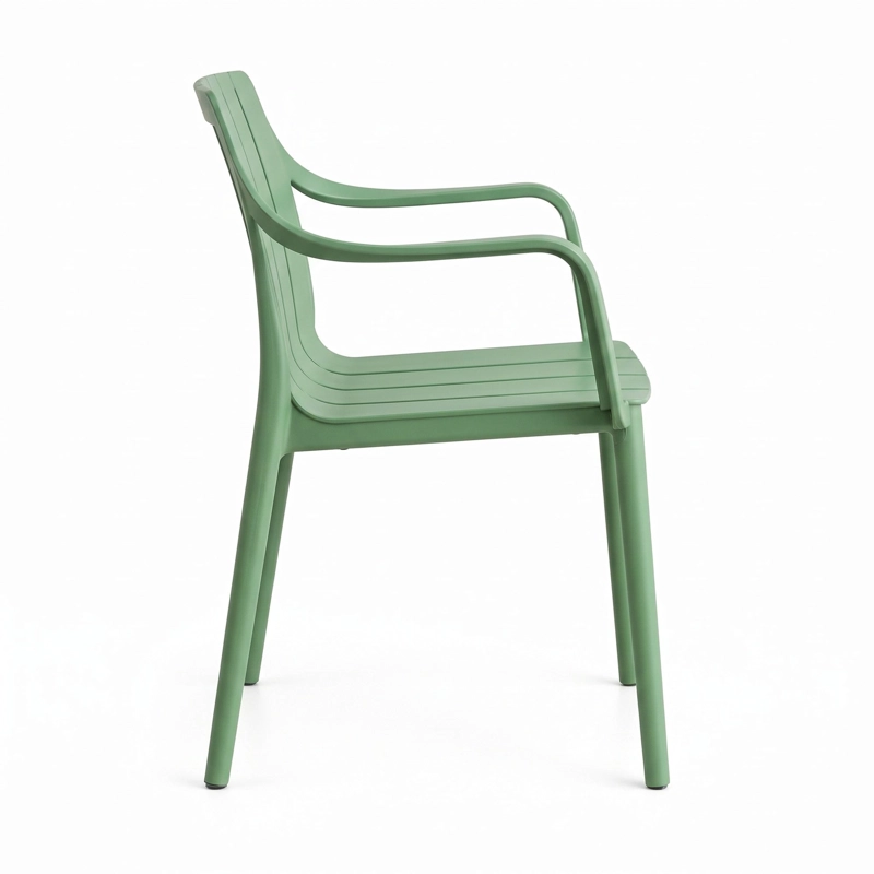 SILLA ALICE CON BRAZOS NEGRA 80,0X57,0X54,5 CM - 4