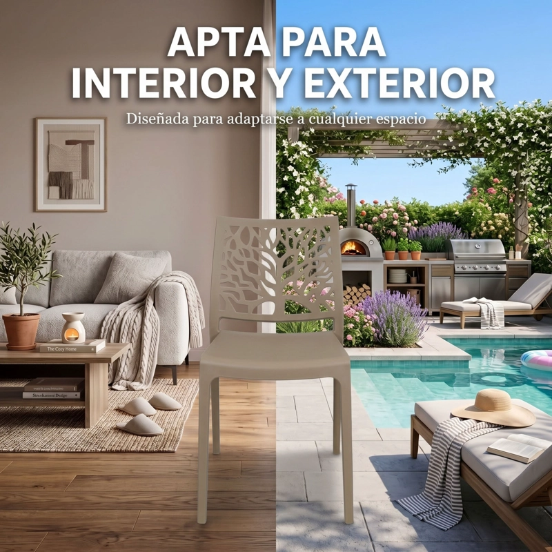 SILLA HARLEM NEGRA 79,0X43,0X49,0 CM - 7