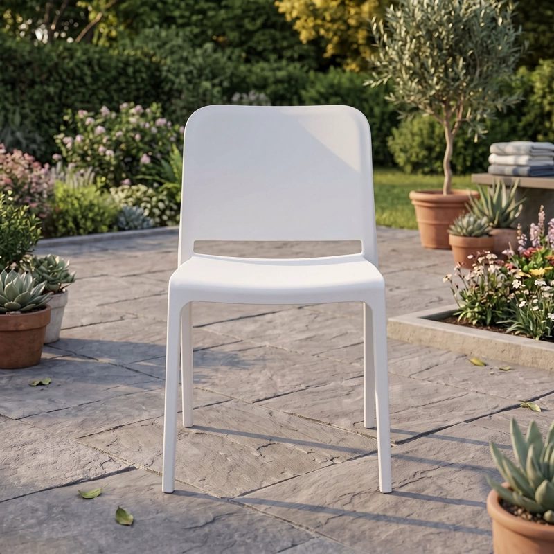 SILLA TRIVECA BLANCA 79,0X43,0X48,0 CM - 1