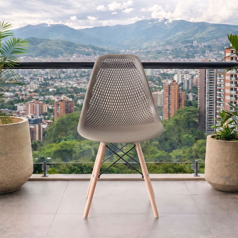 SILLA MARCUS TAUPE 82,0X46,0X54,0 CM - 1