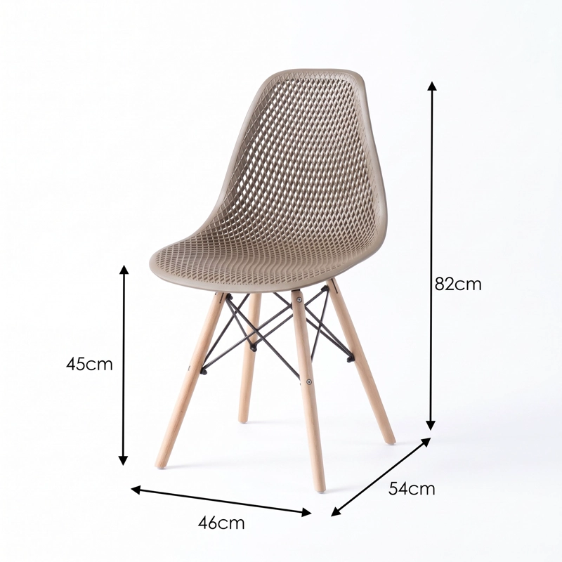 SILLA MARCUS TAUPE 82,0X46,0X54,0 CM - 5