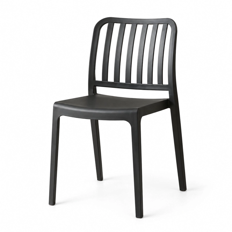 SILLA BROOKLYN NEGRA 79,0X43,0X48,0 CM - 3