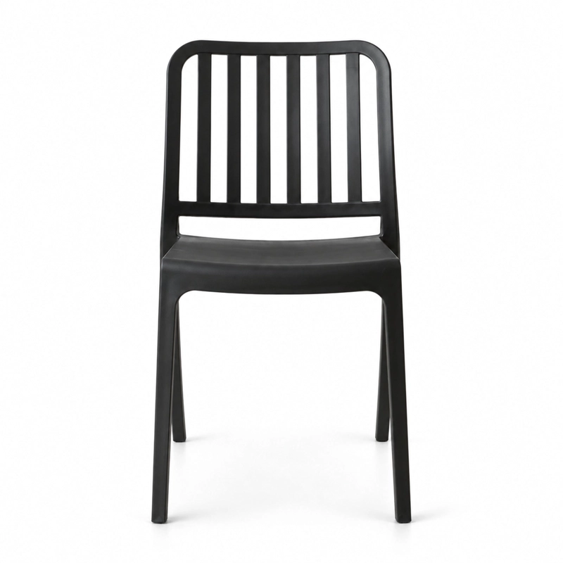 SILLA BROOKLYN NEGRA 79,0X43,0X48,0 CM - 4
