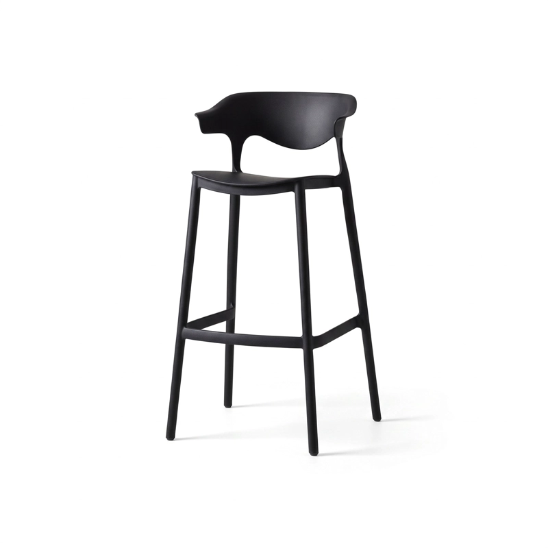 TABURETE ALTO ELENA NEGRA 99,0X49,0X48,0 CM - 3
