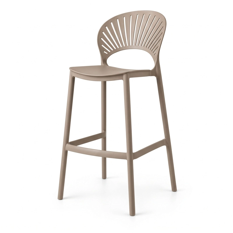 TABURETE ALTO PARAISO TAUPE 105,0X49,0X48,0 CM - 3