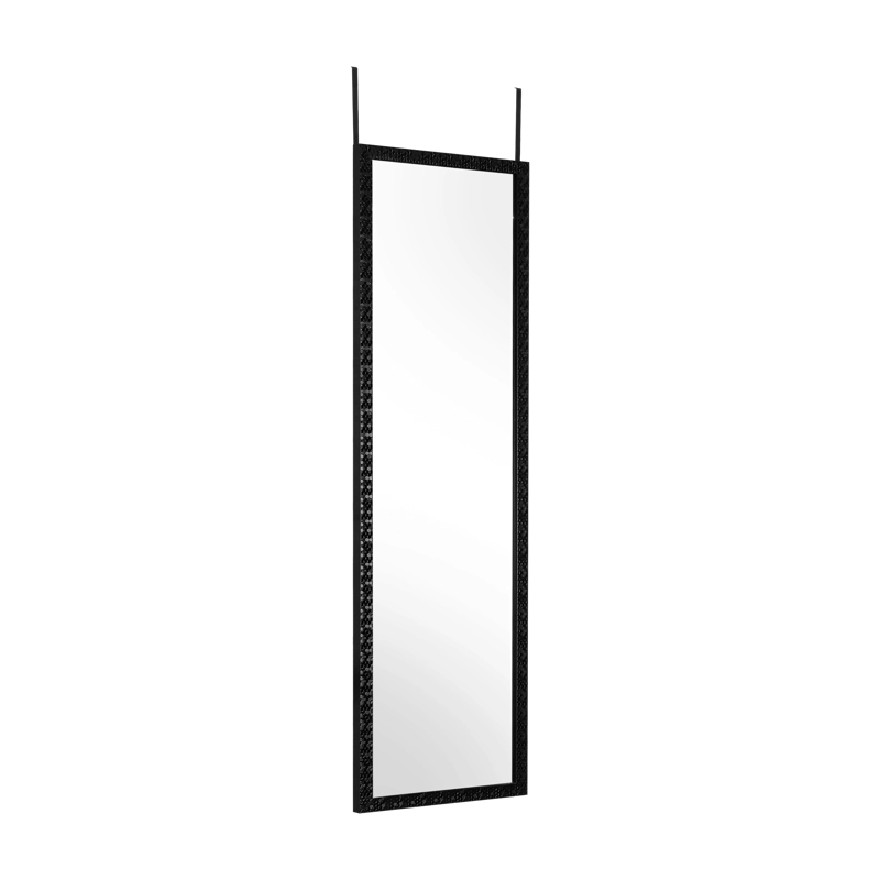 ESPEJO GAEL RECTANGULAR CON MARCO NEGRO 34X124X1,5 CM - 3