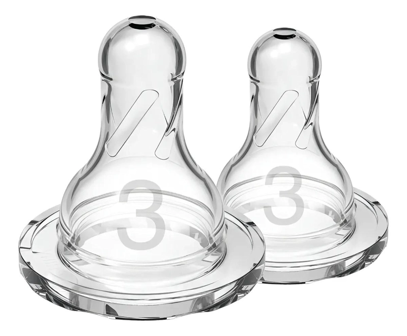 TETINA MAMILA 6M+ DR. BROWN'S OPTIONS+ ESTANDAR 2 PCS - 1