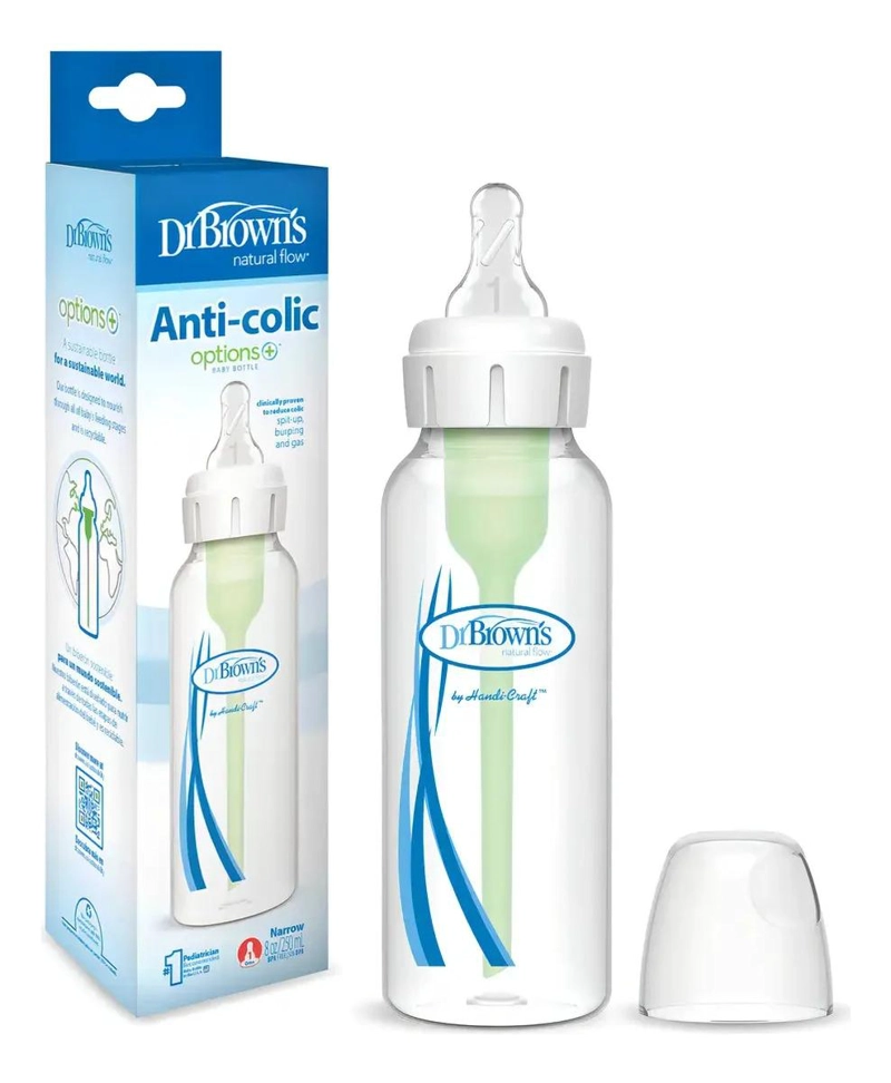 MAMADERA DR BROWN'S ANTICOLICO OPTIONS 250ML BPA FREE - 2