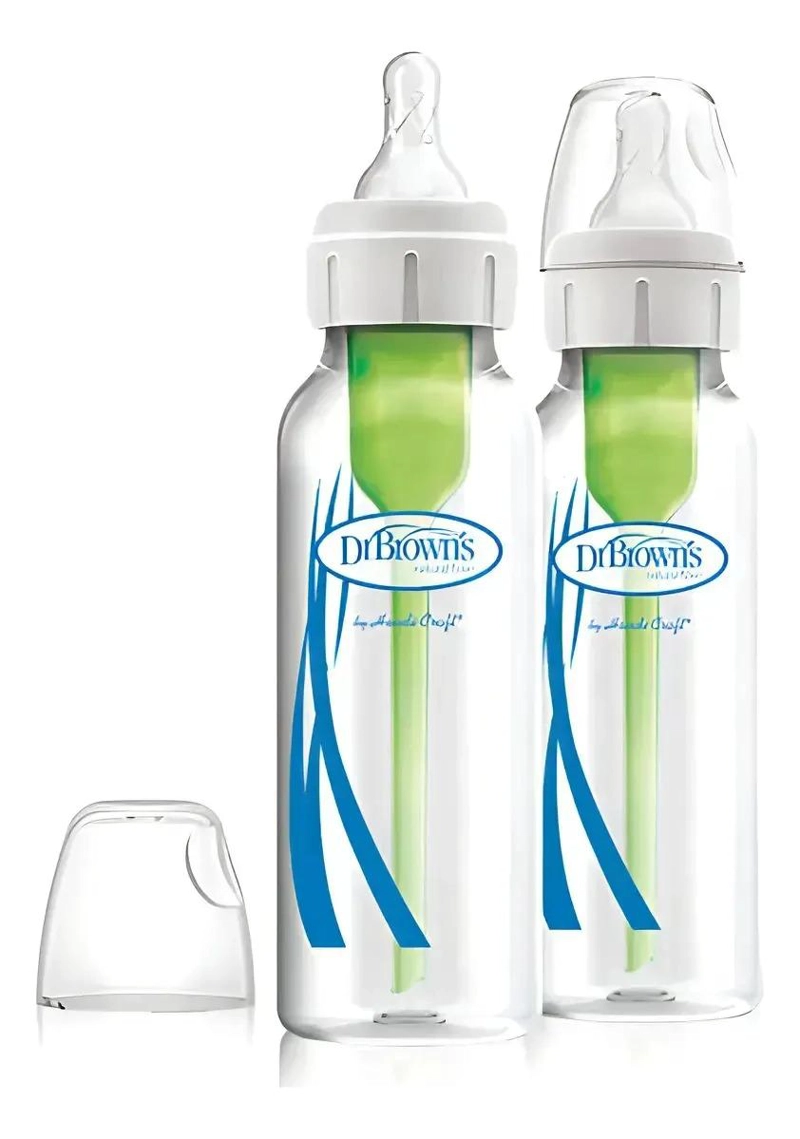 PACK 2 MAMADERAS DR BROWN'S OPTIONS+ ANTICOLICO VIDRIO 250ML - 3