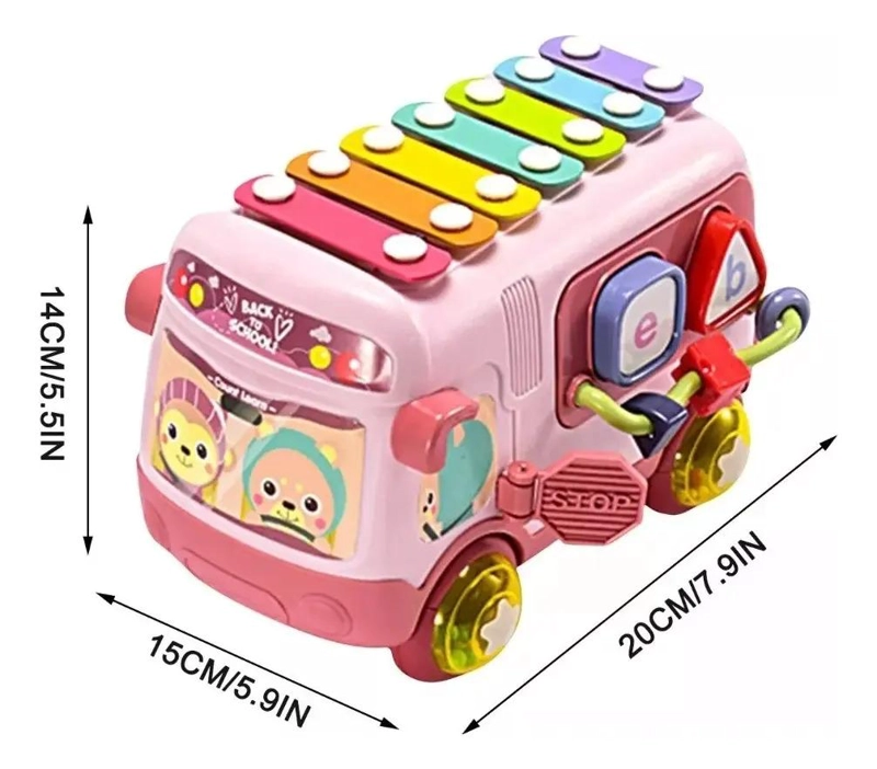 AUTOBUS MUSICAL DIDACTICO EDUCATIVO INFANTIL APRENDIZAJE - 2