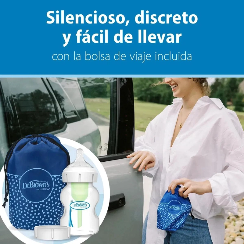 EXTRACTOR DE LECHE MANUAL DR. BROWN'S MAS MAMADERA 120ML - 8