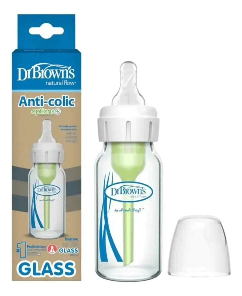 MAMADERA ESTANDAR OPTIONS+ VIDRIO 120ML DR. BROWN´S - 1