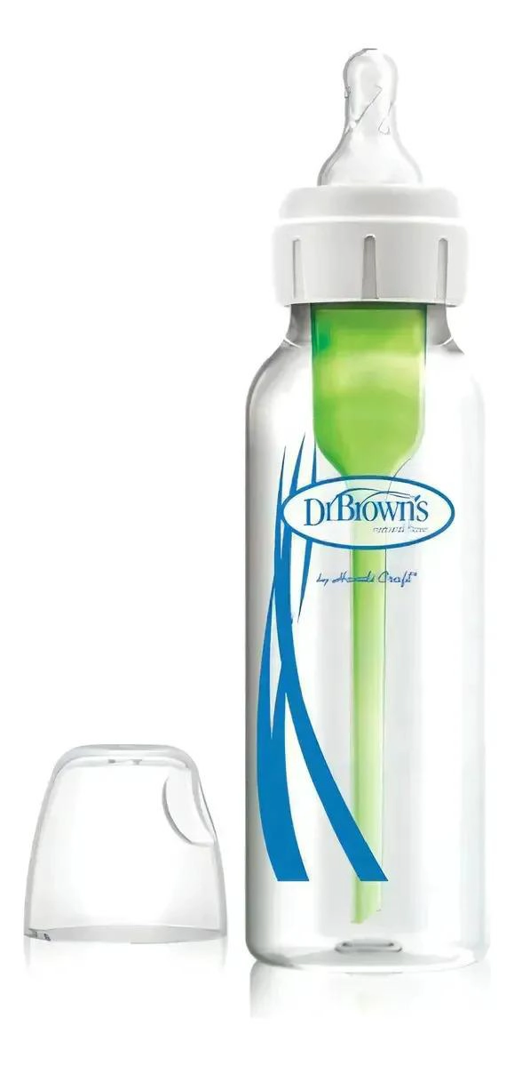 MAMADERA ANTICOLICOS VIDRIO DR. BROWN'S 250ML TRANSPARENTE - 1