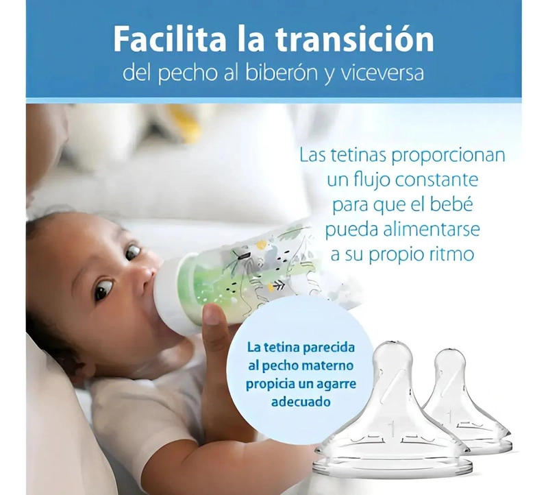 SET 2 MAMADERAS ANTICOLICOS DR. BROWN'S 270ML DINOSAURIOS - 4