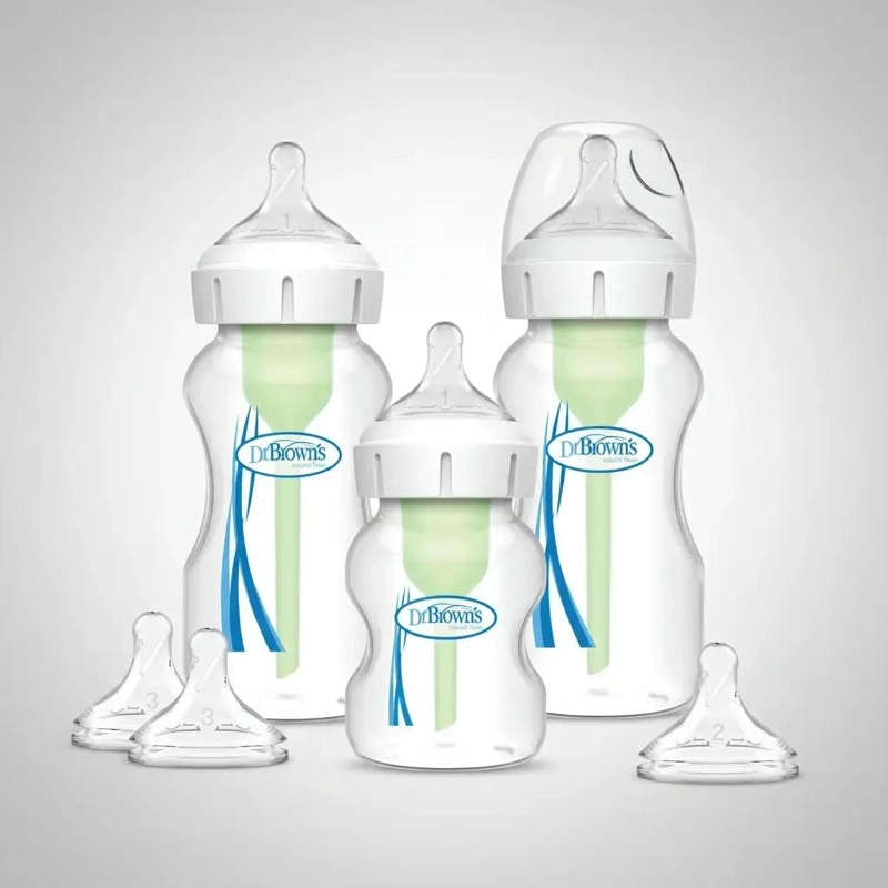 KIT DE MAMADERAS INICIO DR BROWN'S 270 Y 250ML, ANTICOLICOS - 6