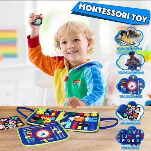 LIBRO SENSORIAL EDUCATIVO E INTERACTIVO NIÑOS - 3