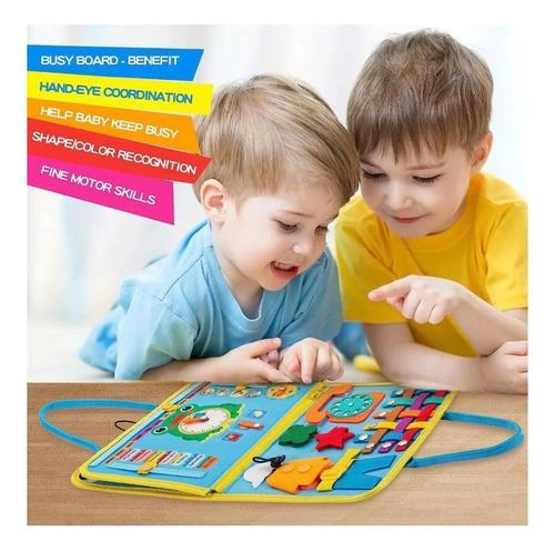 LIBRO SENSORIAL EDUCATIVO E INTERACTIVO NIÑOS - 8