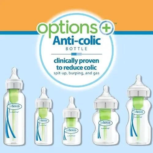 KIT DE MAMADERAS DR BROWN'S ANTICOLICOS + ESTERILIZADOR - 6