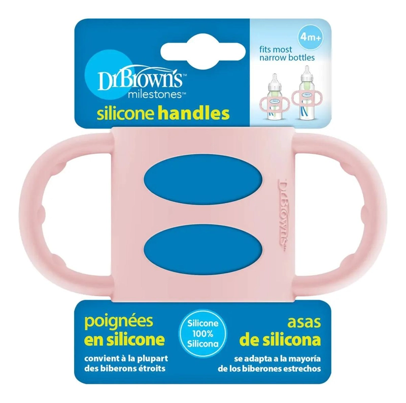 MANGO AGARRADERAS PARA MAMADERAS ESTANDAR DR. BROWN'S ROSA - 1