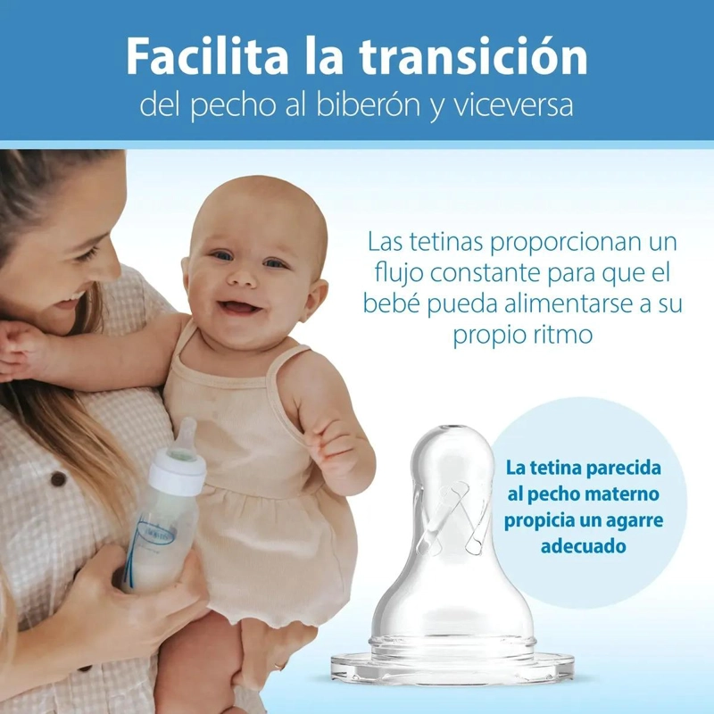 PACK 3 MAMADERAS BOCA ESTANDAR DR. BROWNS OPTIONS+ 250ML 0M+ - 3